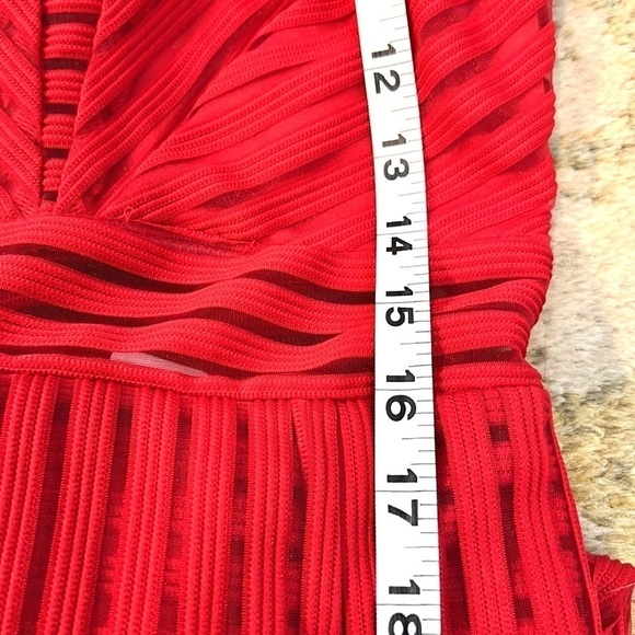 NWT, Luxxel, Stunning Vibrant,Rich Red Cocktail Dress, Small - Picture 14 of 14